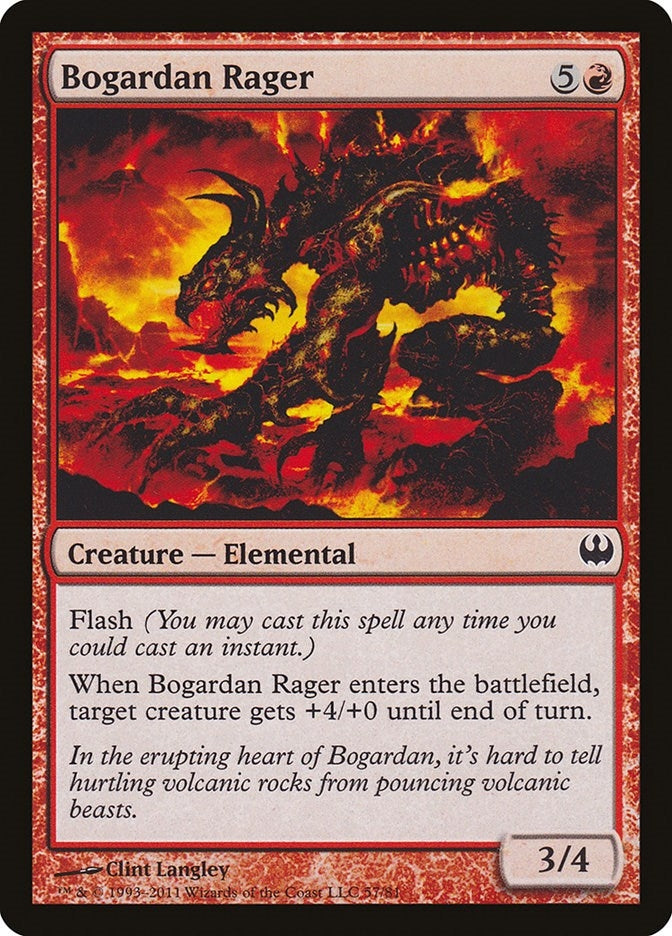 Bogardan Rager (57) (Duel Decks: Knights vs. Dragons)
