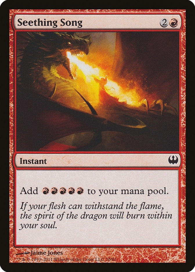Seething Song (70) (Duel Decks: Knights vs. Dragons)