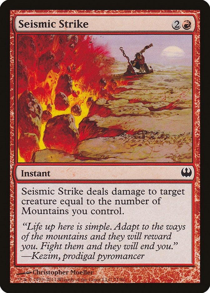 Seismic Strike (71) (Duel Decks: Knights vs. Dragons)