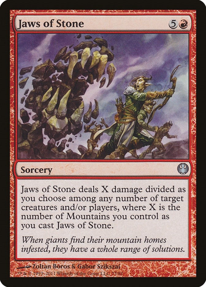 Jaws of Stone (77) (Duel Decks: Knights vs. Dragons)