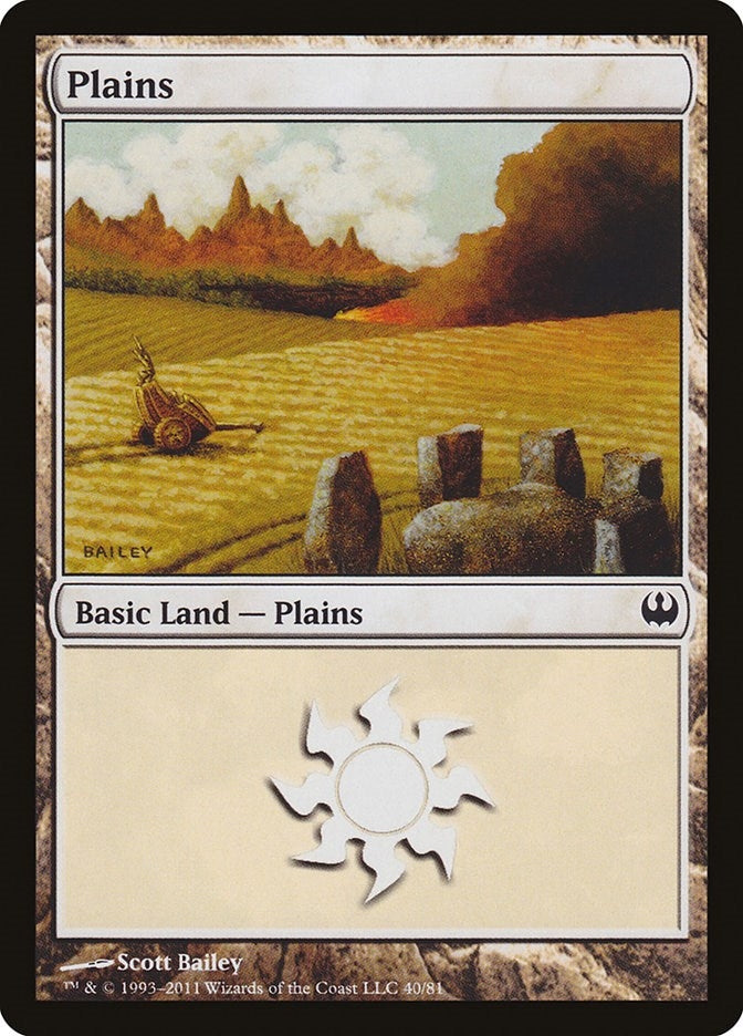 Plains (40) (40) (Duel Decks: Knights vs. Dragons)