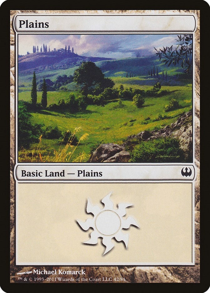 Plains (42) (42) (Duel Decks: Knights vs. Dragons)