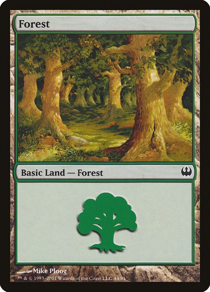 Forest (44) (44) (Duel Decks: Knights vs. Dragons)