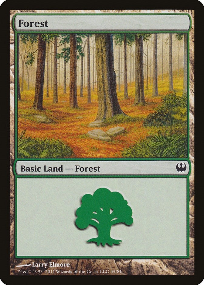 Forest (45) (45) (Duel Decks: Knights vs. Dragons)