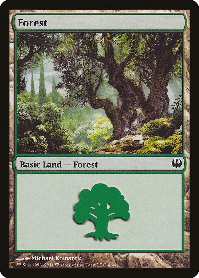 Forest (46) (46) (Duel Decks: Knights vs. Dragons)
