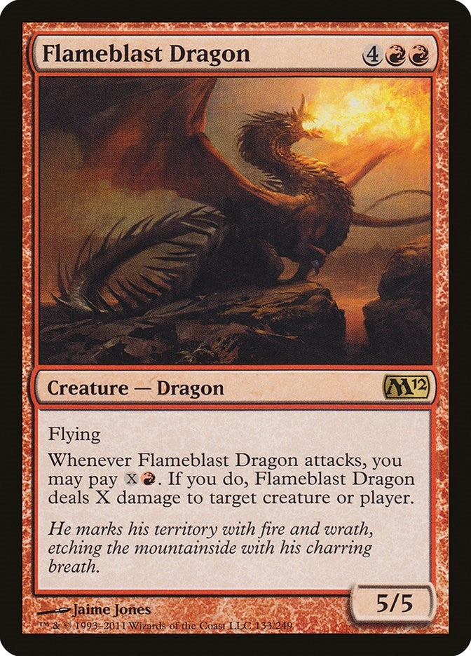 Flameblast Dragon (133) (Magic 2012 (M12))