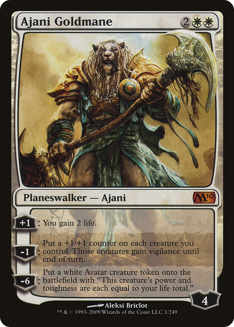 Ajani Goldmane (1) (Magic 2010 (M10))