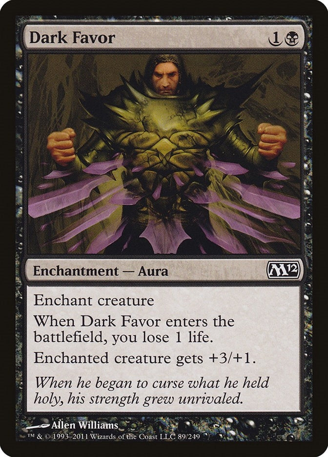 Dark Favor (89) (Magic 2012 (M12))