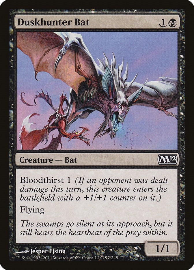 Duskhunter Bat (97) (Magic 2012 (M12))