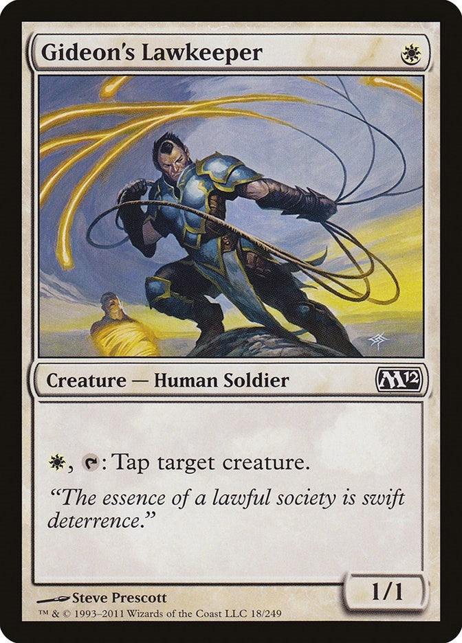 Gideon's Lawkeeper (18) (Magic 2012 (M12))