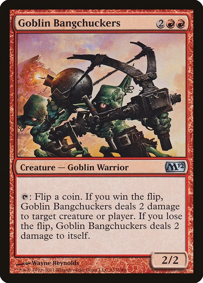 Goblin Bangchuckers (137) (Magic 2012 (M12))