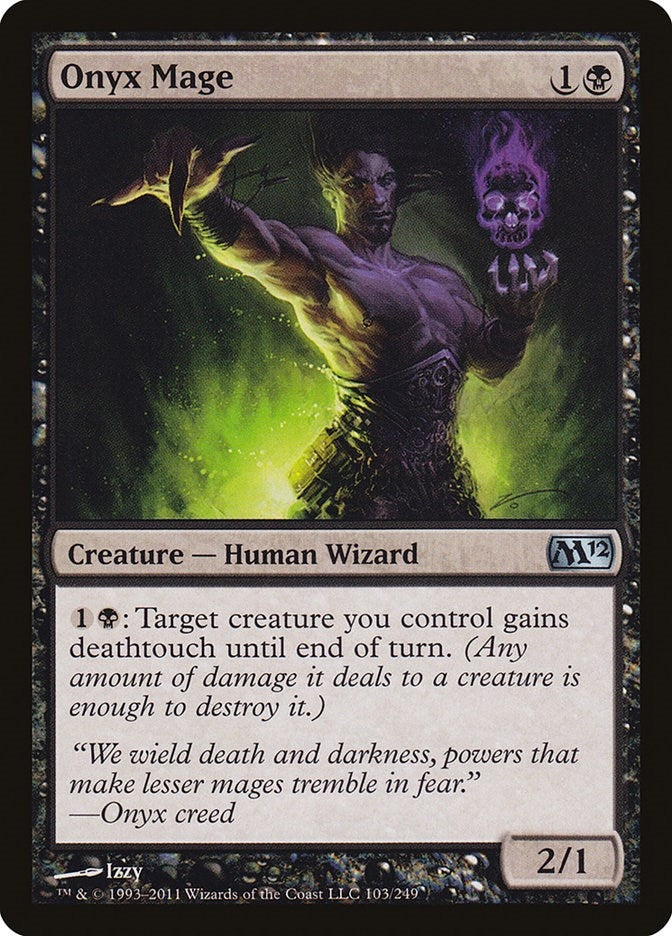 Onyx Mage (103) (Magic 2012 (M12))
