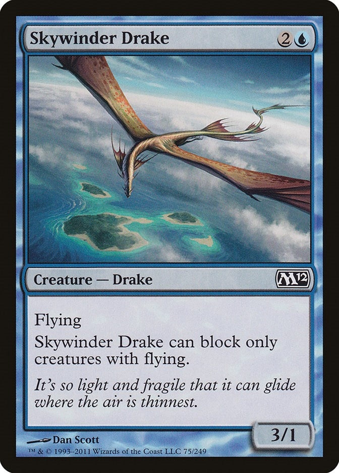 Skywinder Drake (75) (Magic 2012 (M12))