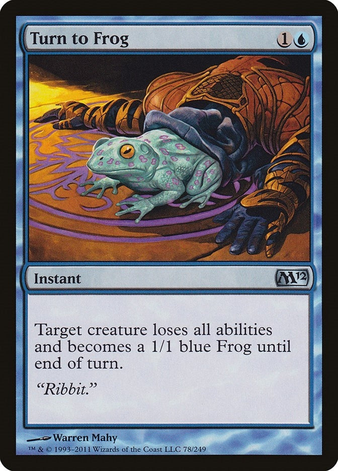 Image for Turn to Frog (78) - Magic: The Gathering