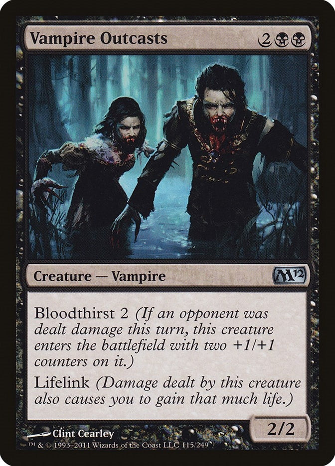 Image for Vampire Outcasts (115) - Magic: The Gathering