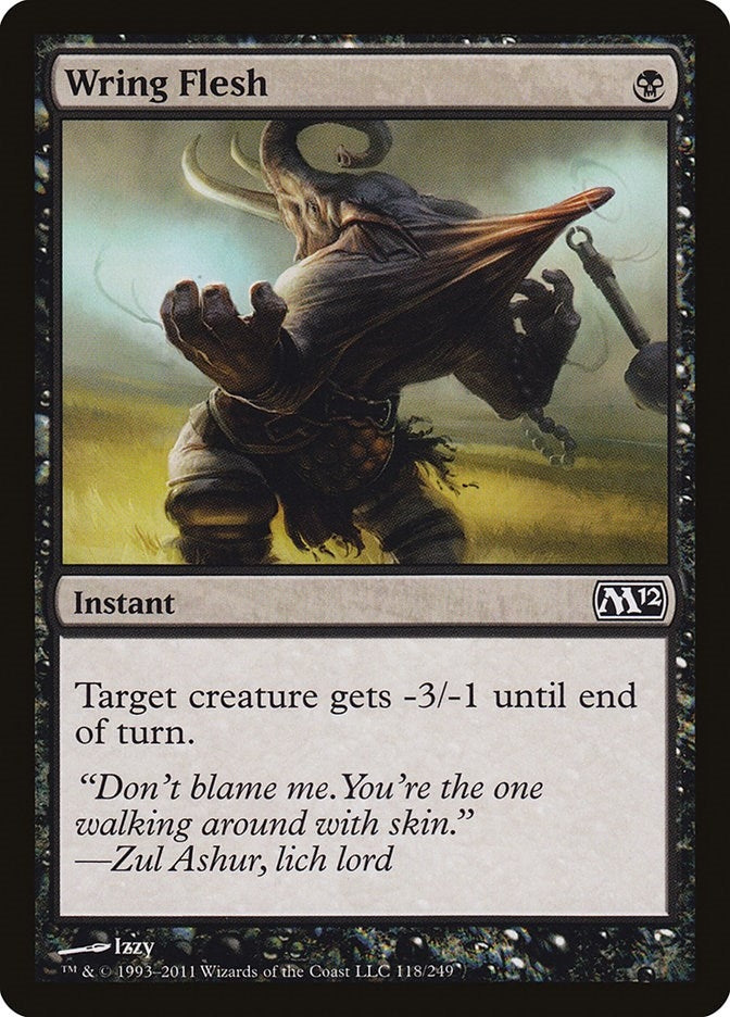 Image for Wring Flesh (118) - Magic: The Gathering