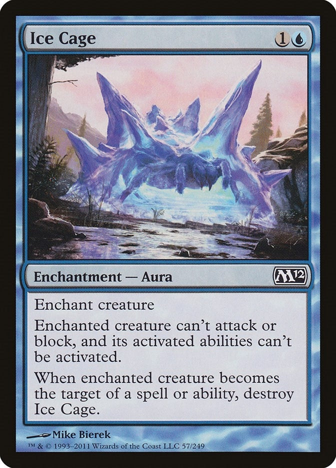 Ice Cage (57) (Magic 2012 (M12))