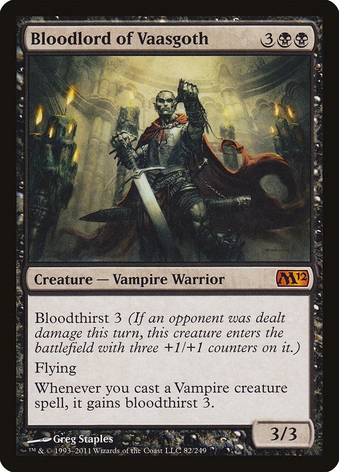 Bloodlord of Vaasgoth (82) (Magic 2012 (M12))