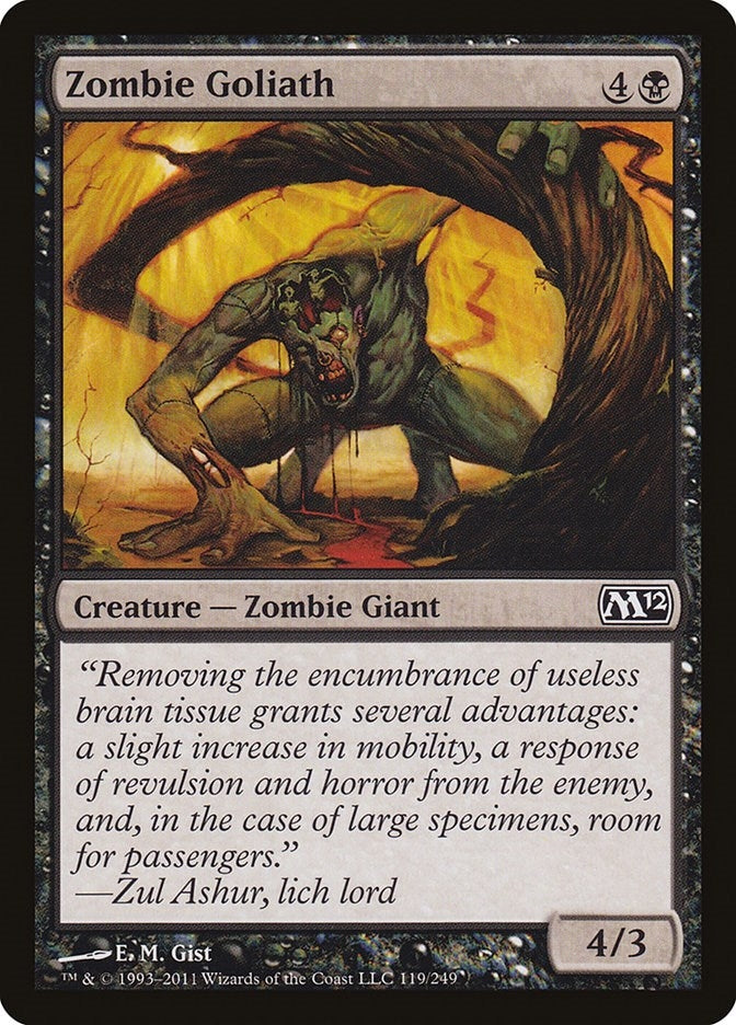 Zombie Goliath (119) (Magic 2012 (M12))