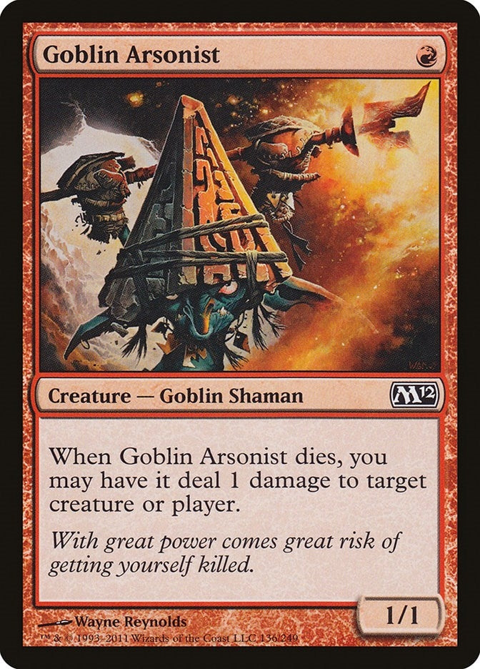 Goblin Arsonist (136) (Magic 2012 (M12))