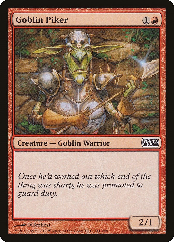 Goblin Piker (141) (Magic 2012 (M12))