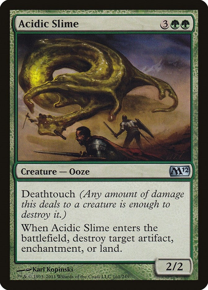 Acidic Slime (161) (Magic 2012 (M12))