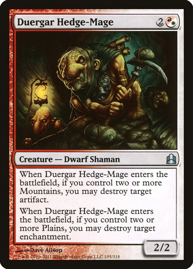 Duergar Hedge-Mage (195) (Commander)