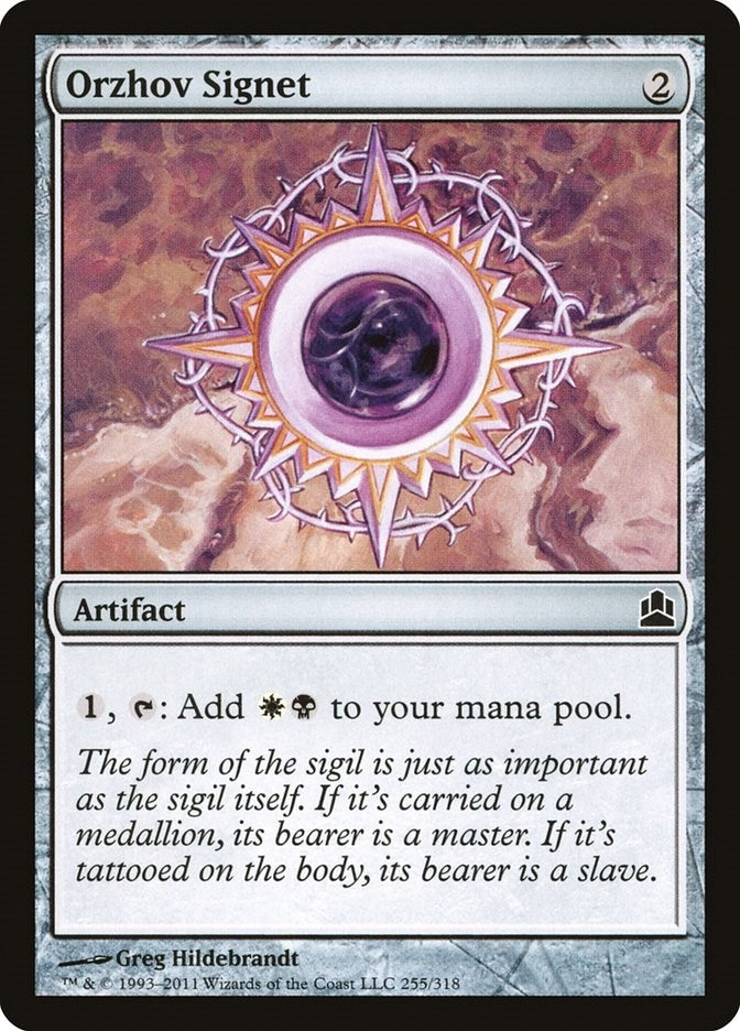 Orzhov Signet (255) (Commander)
