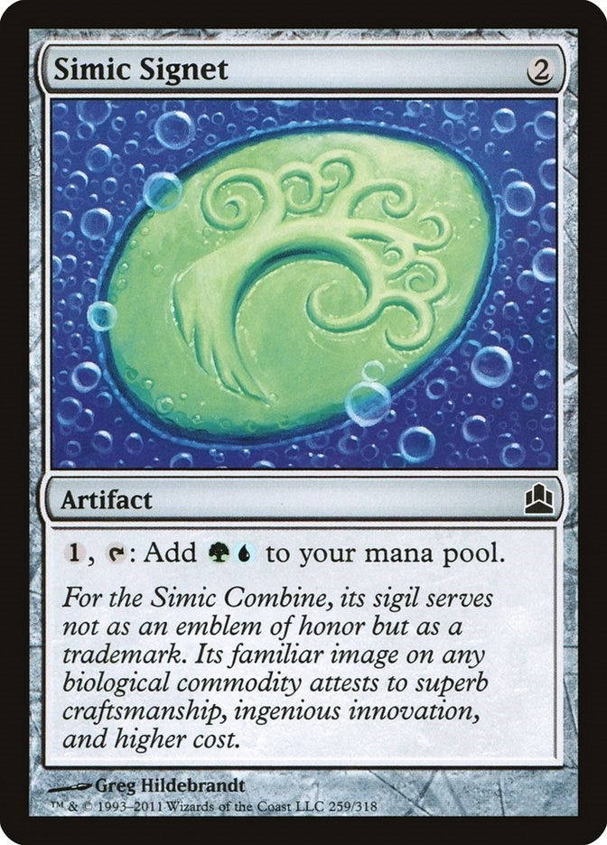 Simic Signet (259) (Commander)