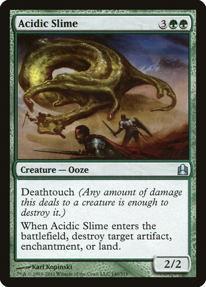 Acidic Slime (140) (Commander)