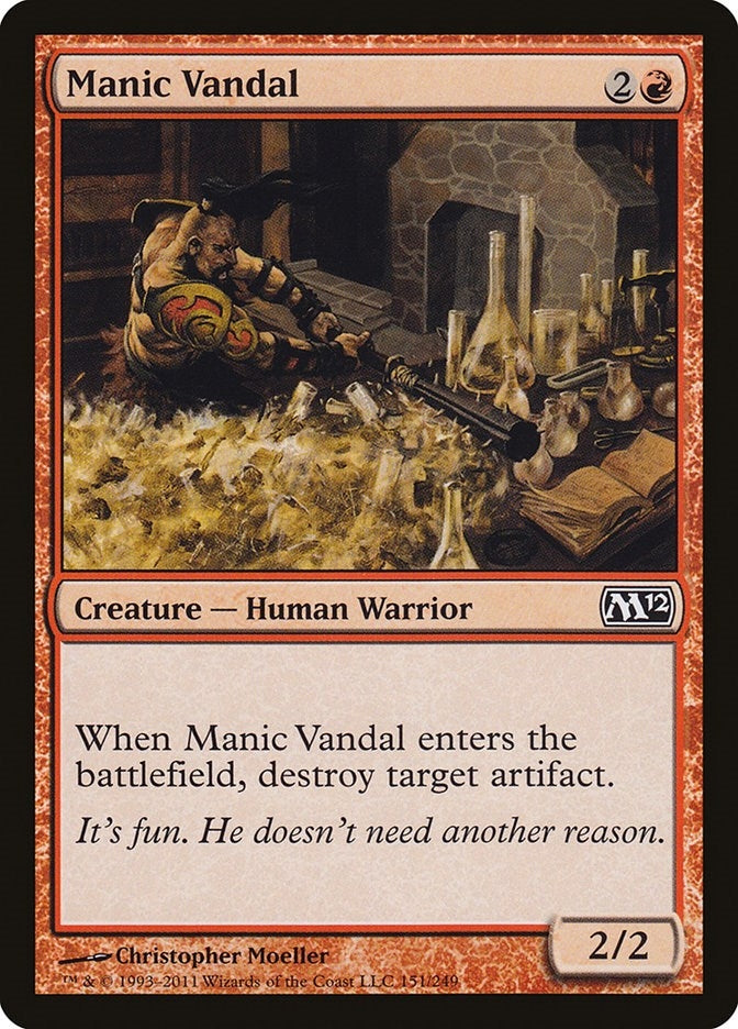 Manic Vandal (151) (Magic 2012 (M12))