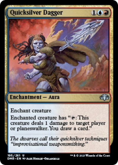 Quicksilver Dagger (195) (Dominaria Remastered)