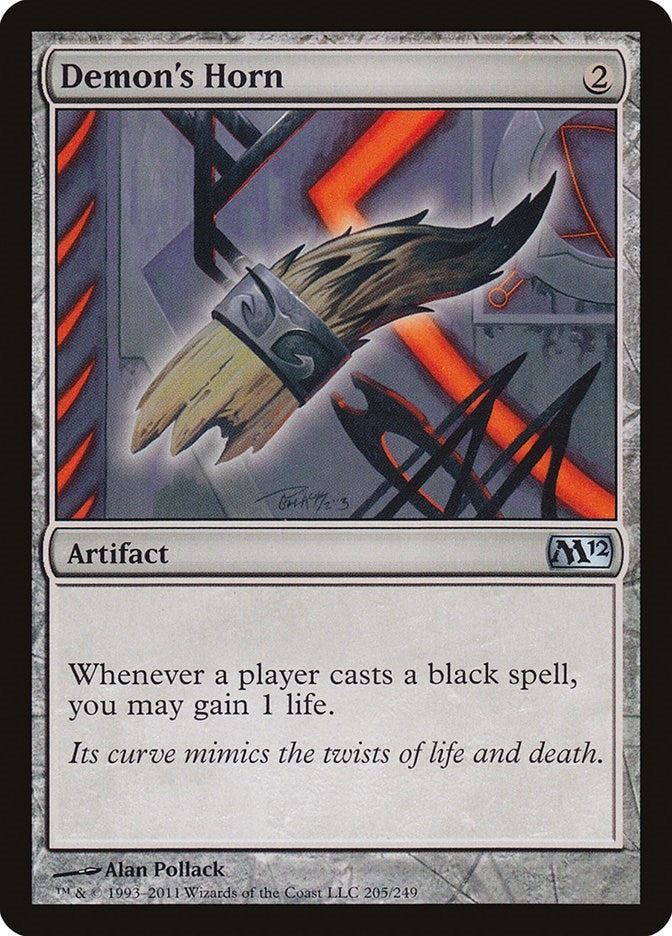Demon's Horn (205) (Magic 2012 (M12))