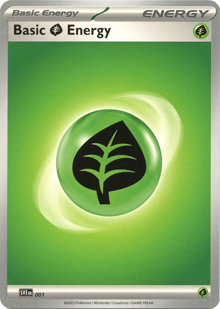 Image for Basic Grass Energy - 001 (001) (SVE: Scarlet & Violet Energies) - Pokemon