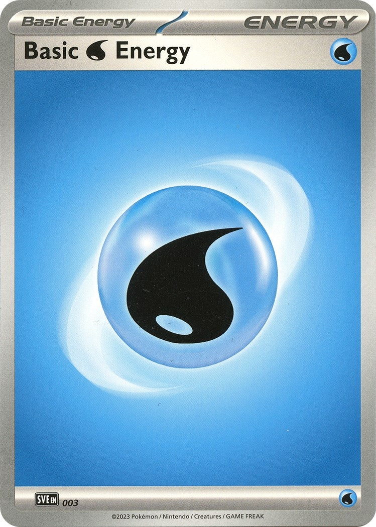 Image for Basic Water Energy - 003 (003) (SVE: Scarlet & Violet Energies) - Pokemon