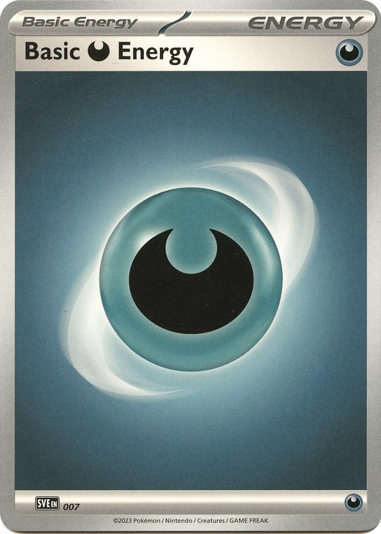 Image for Basic Darkness Energy - 007 (007) (SVE: Scarlet & Violet Energies) - Pokemon
