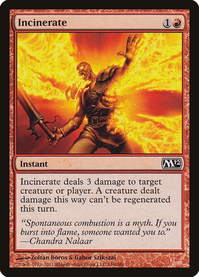 Incinerate (146) (Magic 2012 (M12))