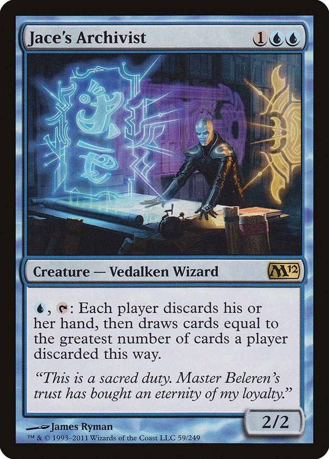 Jace's Archivist (59) (Magic 2012 (M12))