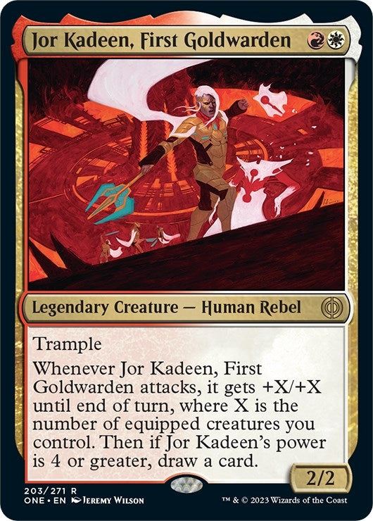 Jor Kadeen, First Goldwarden (203) (Phyrexia: All Will Be One)