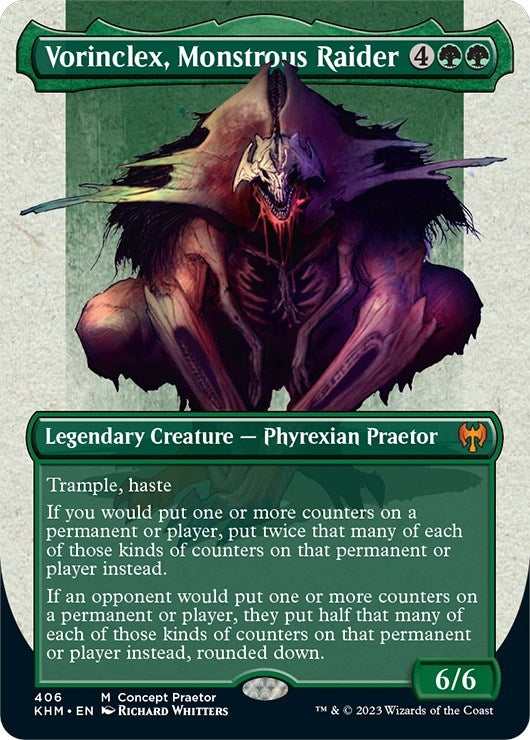 Vorinclex, Monstrous Raider (Concept Praetor) (406) (Phyrexia: All Will Be One)
