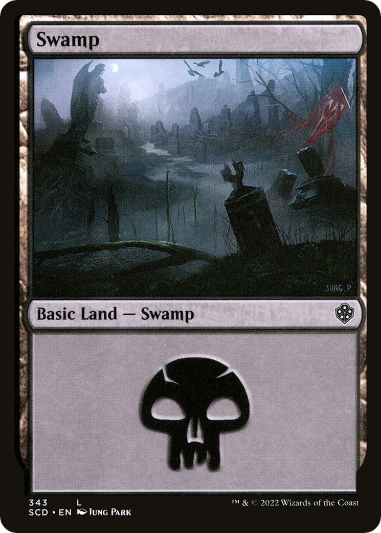 Swamp (343) (343) (Starter Commander Decks)