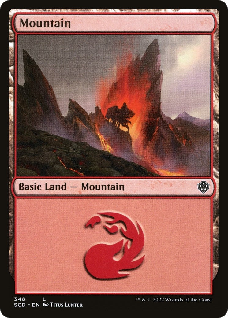 Mountain (348) (348) (Starter Commander Decks)