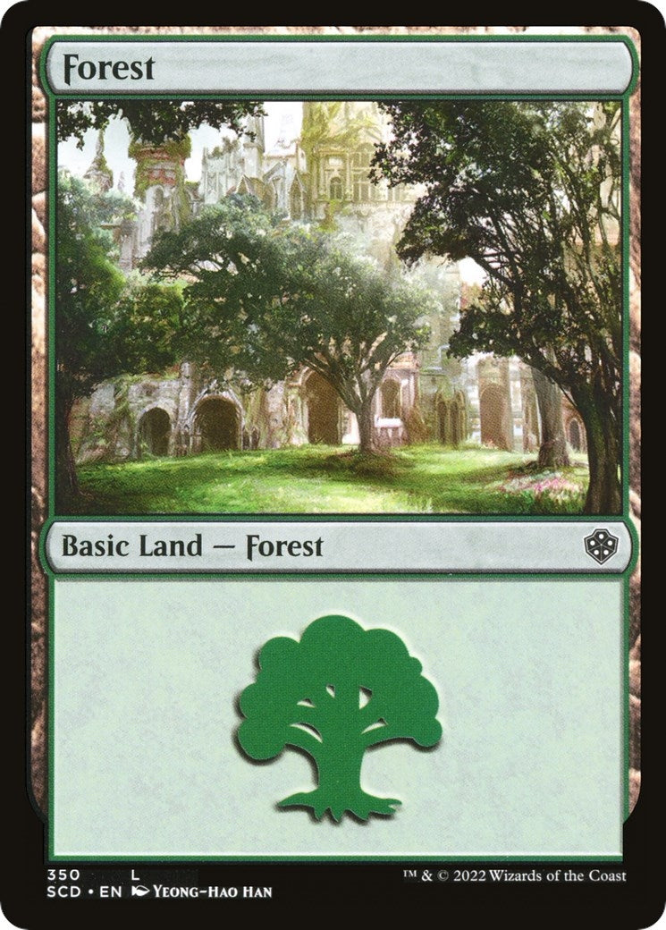 Forest (350) (350) (Starter Commander Decks)