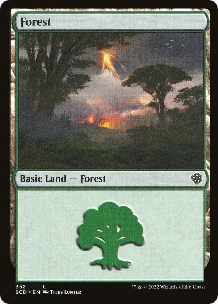Forest (352) (352) (Starter Commander Decks)