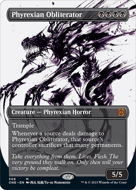 Phyrexian Obliterator (Showcase) (308) (Phyrexia: All Will Be One)