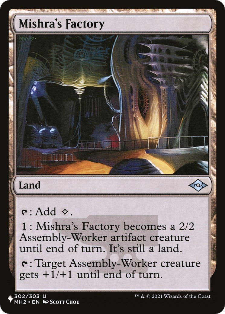 Mishra's Factory (MH2) (302/303) (The List Reprints)
