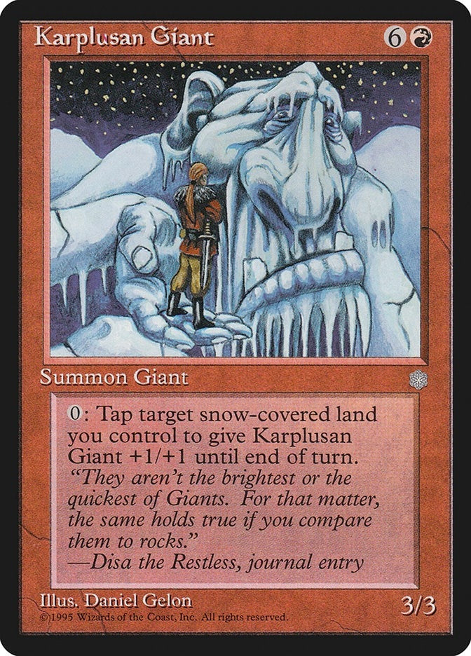 Karplusan Giant (Ice Age)