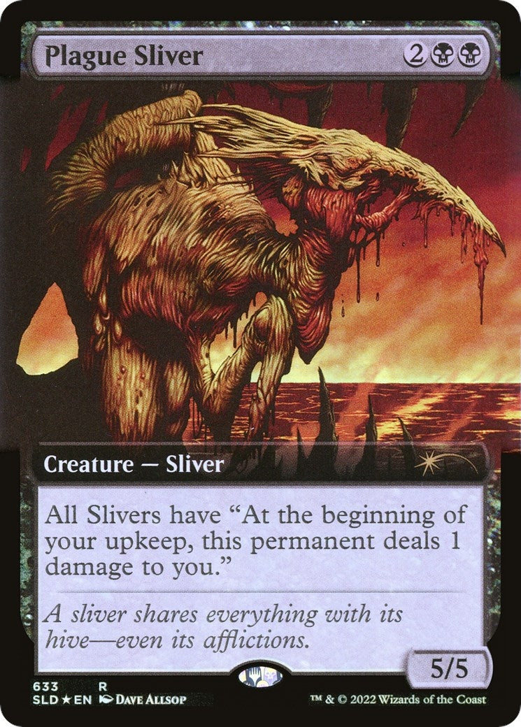 Plague Sliver (Extended Art) (633) (Secret Lair Drop Series)