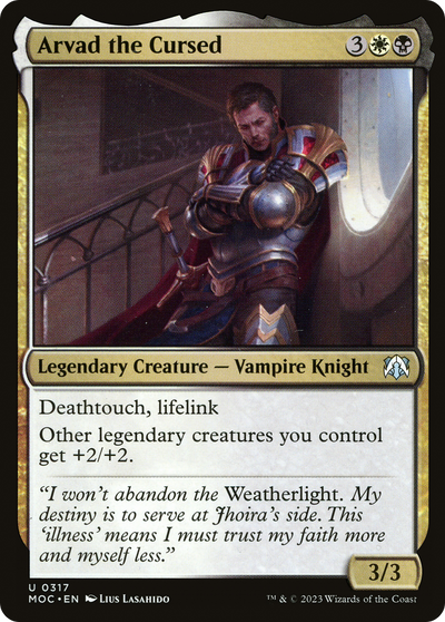 Arvad the Cursed (317) (Commander: March of the Machine)