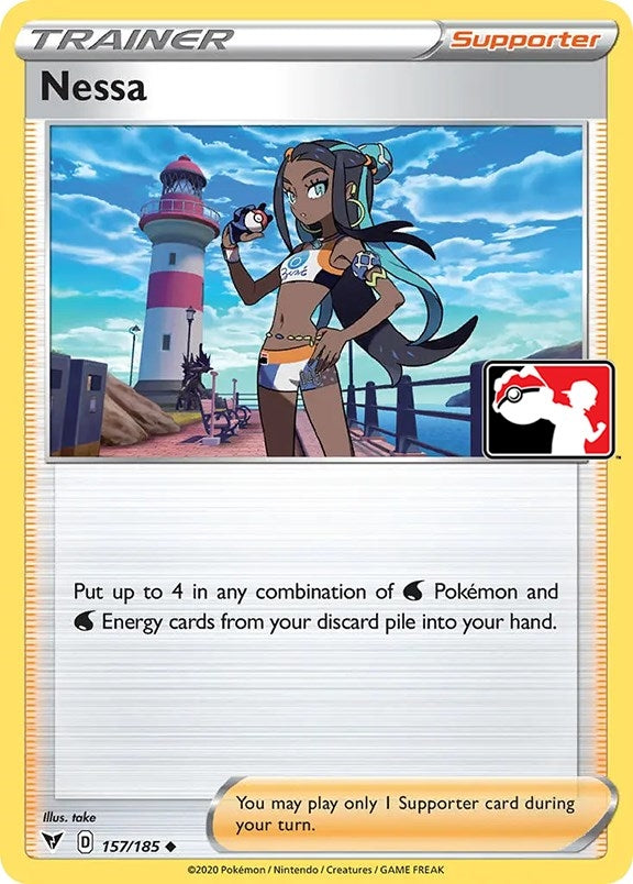 Image for Nessa (157/185) (Prize Pack Series Cards) - Pokemon